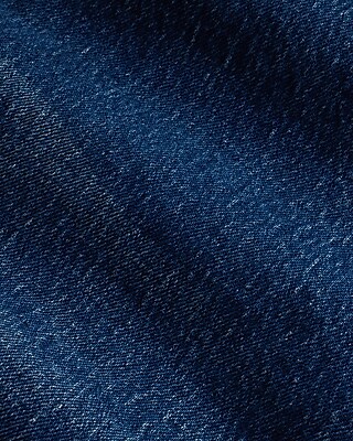 High Waisted Dark Wash Raw Hem '90s Skinny Jeans