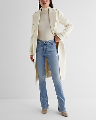 Mid Rise Light Wash Tall Hem Skyscraper Jeans