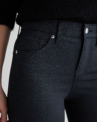 EX - MR SKYSCRAPER SPARKLE NVTY 9112140:MEDIUM DENIM 22:2 SHORT