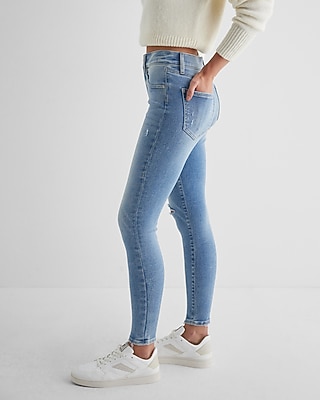 EX - MR SKINNY AURORA D 9112147:LIGHT DENIM 21:4 REG