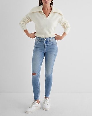EX - MR SKINNY AURORA D 9112147:LIGHT DENIM 21:4 REG