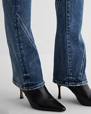 Mid Rise Medium Wash Twist Seam Skyscraper Jeans - image 4