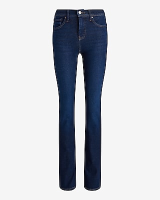 Mid Rise Dark Wash Skyscraper Jeans