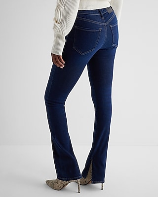 Mid Rise Dark Wash Skyscraper Jeans