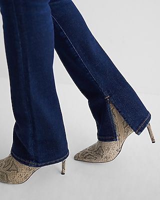 Mid Rise Dark Wash Skyscraper Jeans