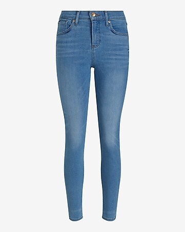 EXPRESS Rerock Jeans Blue Size 4 - $40 (63% Off Retail) - From Rayne