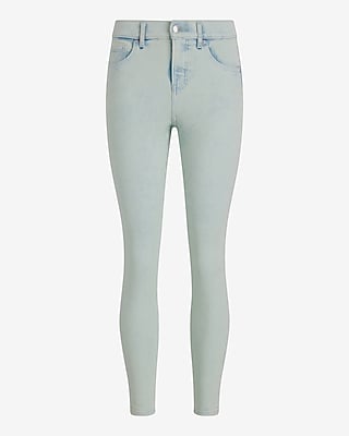 Mid Rise Light Blue Skinny Jeans