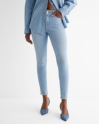 Mid Rise Light Wash FlexX Skinny Jeans