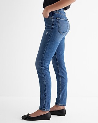 High Waisted Ripped '90s Skinny Jeans - image 2