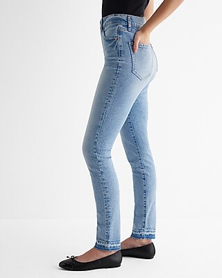 High Waisted Light Wash '90s Skinny Jeans - image 2