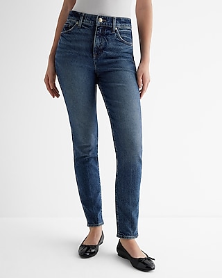 Supersoft Jeans Wash Skinny High | Express Waisted Dark