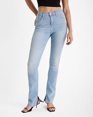 Mid Rise Light Wash Skyscraper Jeans