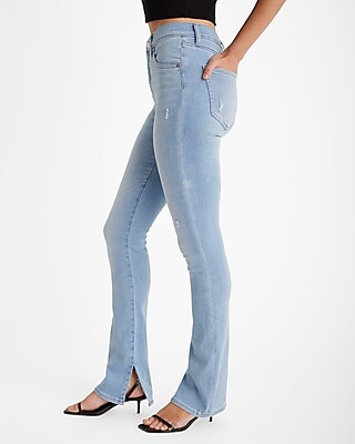 Mid Rise Light Wash Skyscraper Jeans