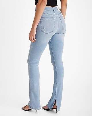 Mid Rise Light Wash Skyscraper Jeans