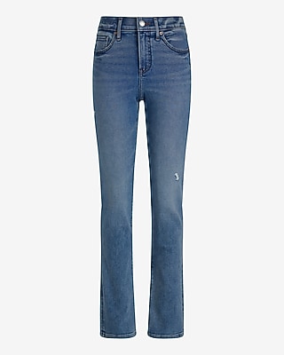 Mid Rise Medium Wash Skyscraper Jeans