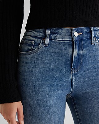 Mid Rise Medium Wash FlexX Skinny Jeans
