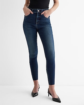 High Waisted Dark Wash Skinny Jeans