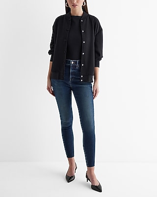 High Waisted Dark Wash Skinny Jeans