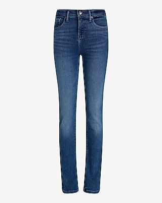 Mid Rise Medium Wash Skyscraper Jeans