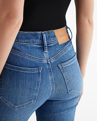 Mid Rise Medium Wash Skyscraper Jeans