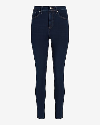 High Waisted Dark Wash Skinny Jeans