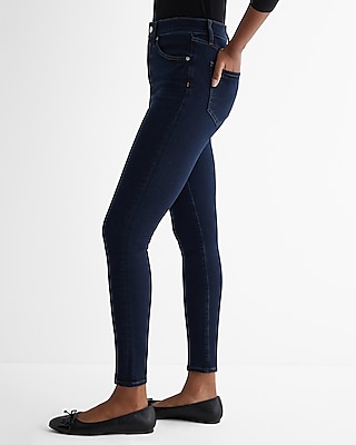 High Waisted Dark Wash Skinny Jeans