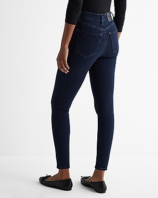 High Waisted Dark Wash Skinny Jeans