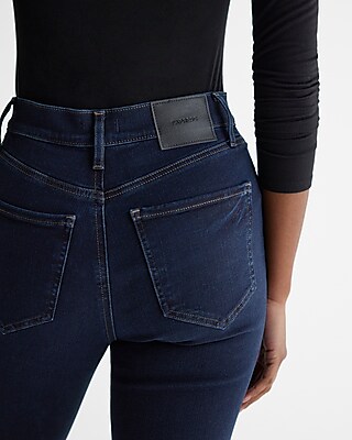 High Waisted Dark Wash Skinny Jeans