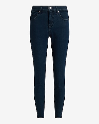 Mid Rise Dark Wash Skinny Jeans