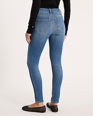 Mid Rise Medium Wash FlexX Skinny Jeans