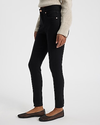 Mid Rise Black Hyper Sculpt Skinny Jeans