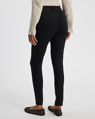 Mid Rise Black Hyper Sculpt Skinny Jeans