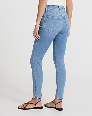 High Waisted Light Wash FlexX Skinny Jeans