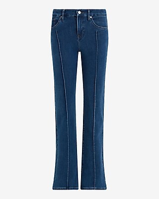 Mid Rise Dark Wash Pintuck FlexX Skyscraper Jeans