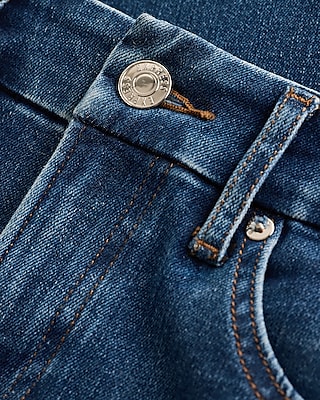 Mid Rise Dark Wash Pintuck FlexX Skyscraper Jeans
