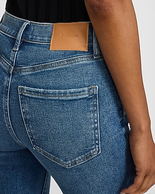 High Waisted Skinny Medium Wash Jeans in Hyper Stretch - thumbnail 6