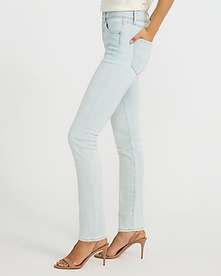 Mid Rise Light Wash Skinny Jeans