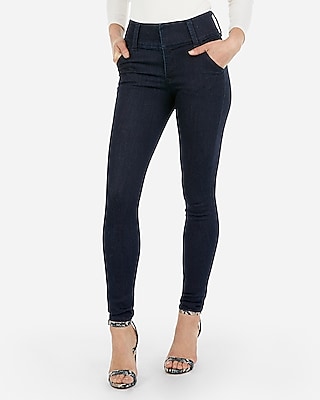 wide waistband jeans