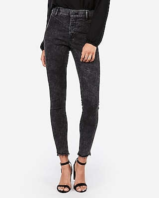 express super high waisted jeans