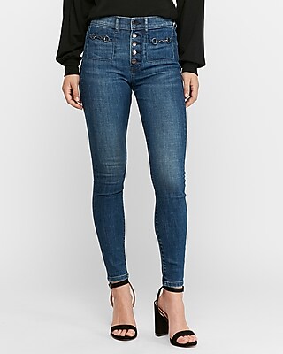 short ankle skinny jeans