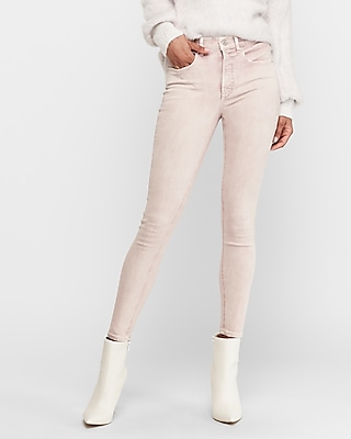 Light Pink Ankle Skinny Jeans | Express