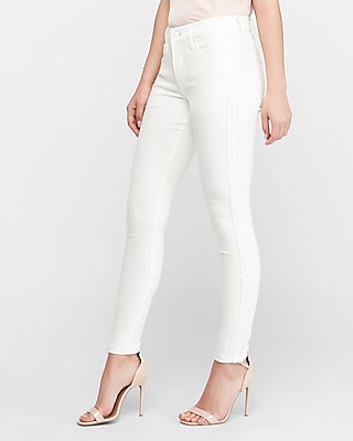 express mid rise skinny jeans