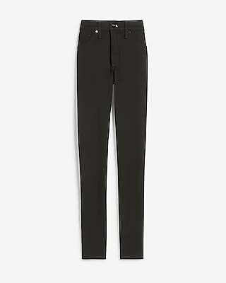 Mid Rise Black Supersoft Skinny Jeans