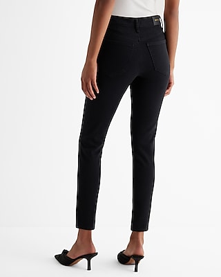 Mid Rise Black Supersoft Skinny Jeans