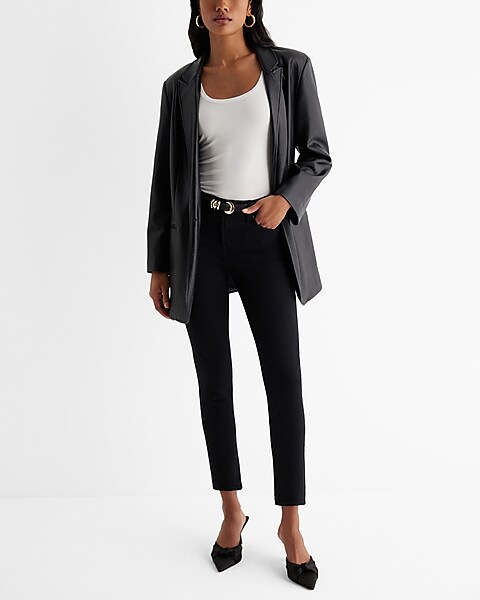 Dress Work Pants for Women Black Stretch Skinny Jeans Jeggings Mid Rise  Comfort Office Juniors size 13 - ShopperBoard