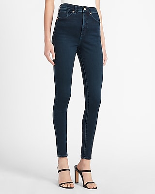 dark wash skinny jeans for women