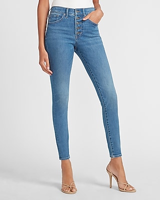 button fly skinny jeans mens