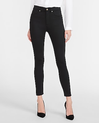 express black high waisted jeans