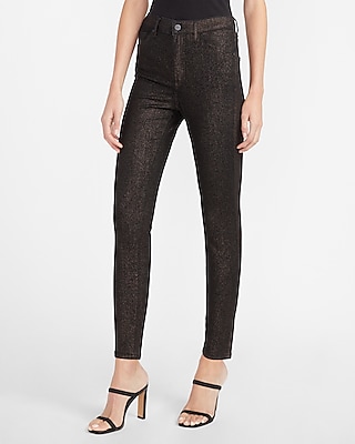 sparkle skinny jeans