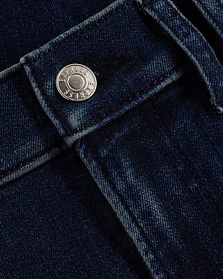 Super High Waisted Dark Wash '90s Slim Cargo Jeans